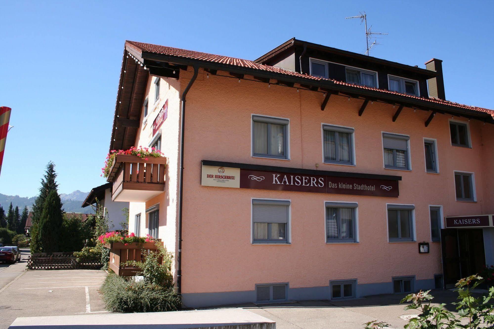 Kaisers Das Kleine Stadthotel Sonthofen Buitenkant foto